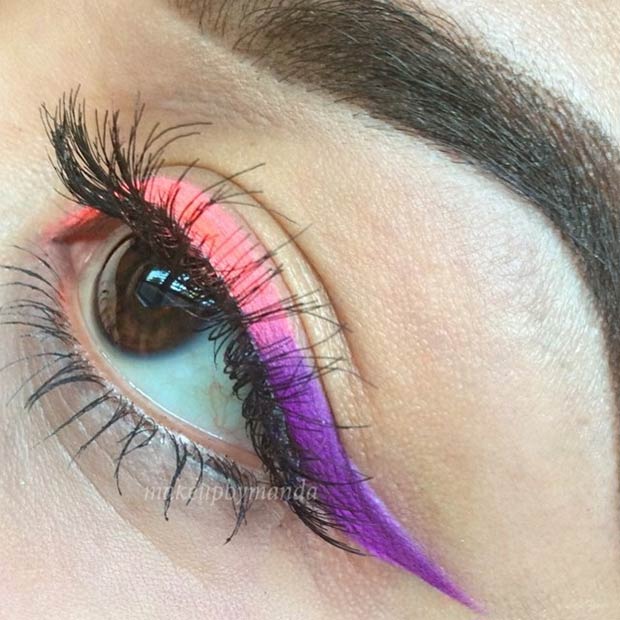 Pink & Purple Ombre Eyeliner