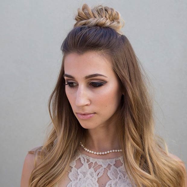 61 Stunning Half Up, Half Down Hairstyles | StayGlam