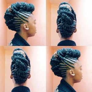 19 Fabulous Kinky Twists Hairstyles - StayGlam - StayGlam