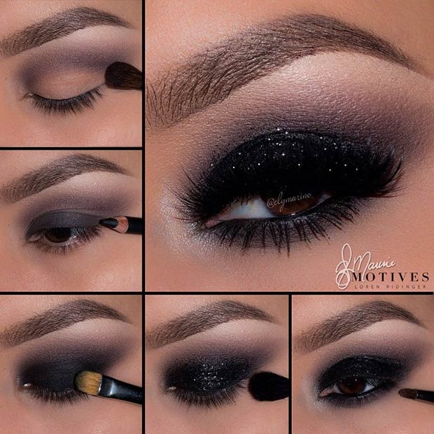 step by step eye makeup smokey eye