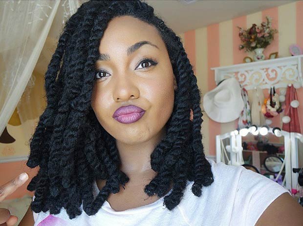 Big Kinky Twist Hairstyles