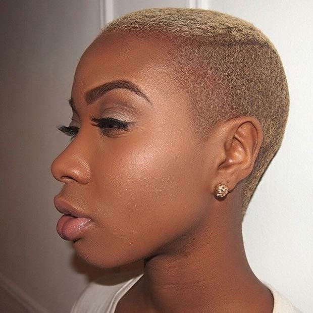 Blonde Shaved Hairstyle