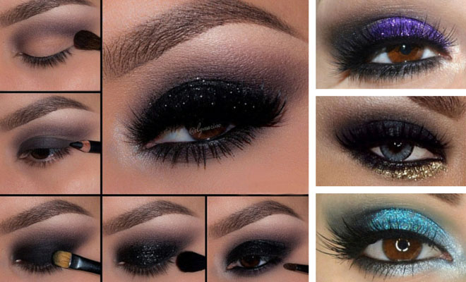 step by step smokey eye makeup for blue eyes