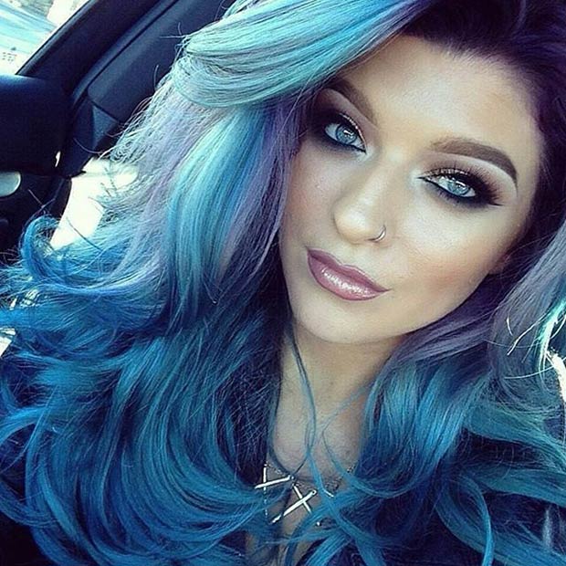 29 Blue Hair Color Ideas for Daring Women | StayGlam