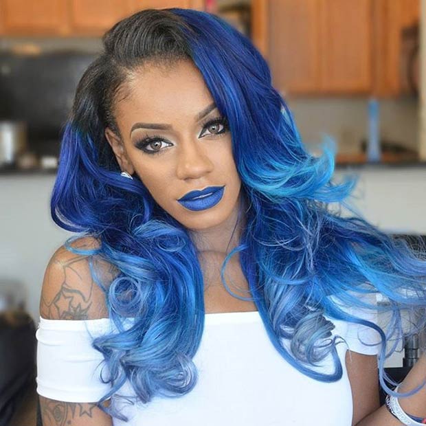 29 Blue Hair Color Ideas for Daring Women | StayGlam