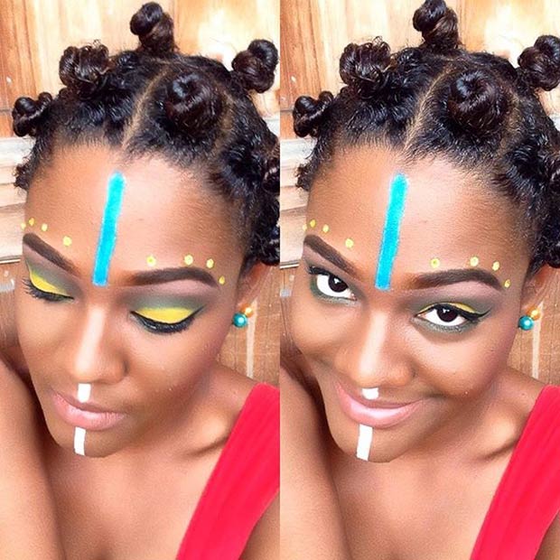 Perfect Festival Style with Bantu Knots
