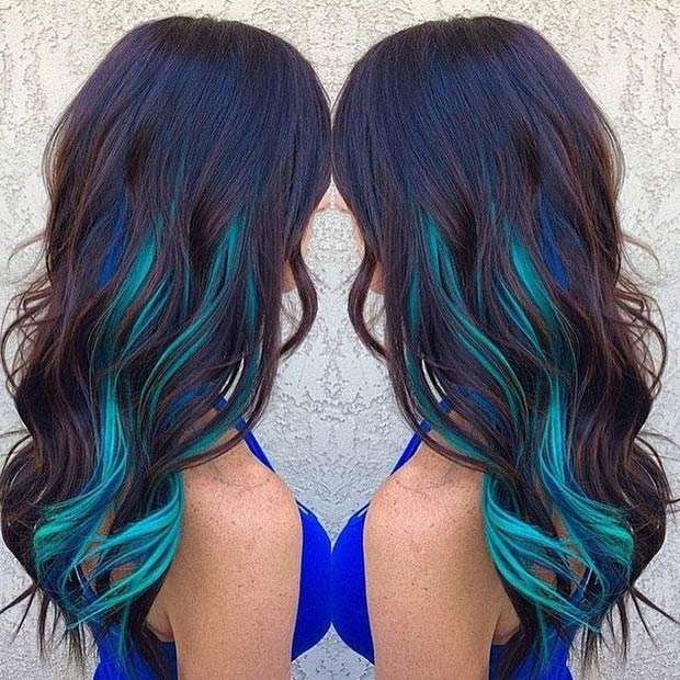Gimme the Blues: Bold Blue Highlight Hairstyles