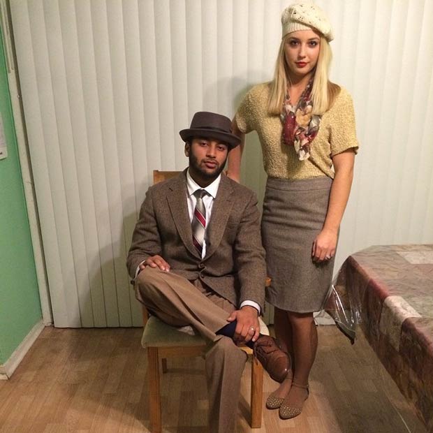 Bonnie And Clyde Halloween Couple Costumes - 50 Awesome Couples Halloween Costumes | StayGlam