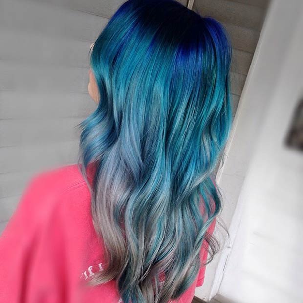 29 Blue Hair Color Ideas For Daring Women Stayglam 