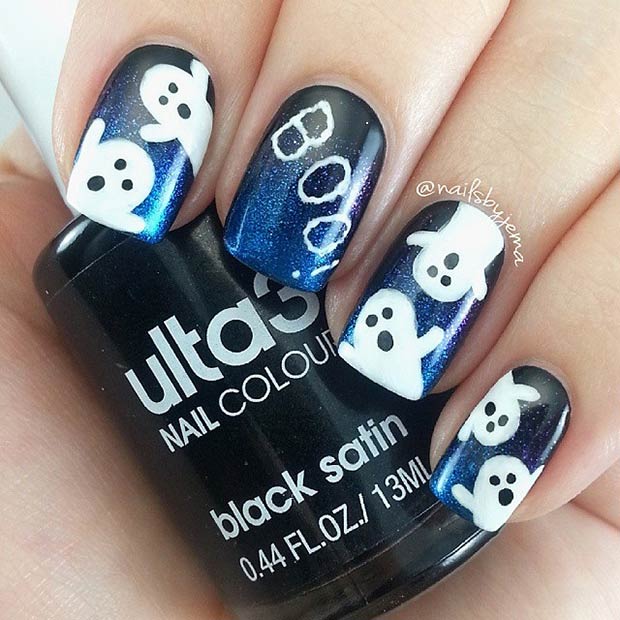 35 Cute and Spooky Nail Art Ideas for Halloween | Page 2 of 3 | StayGlam