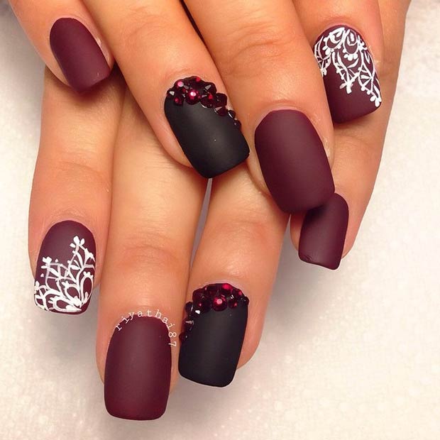 25 Matte Nail Designs You Ll Want To Copy This Fall Page 2 Of 2