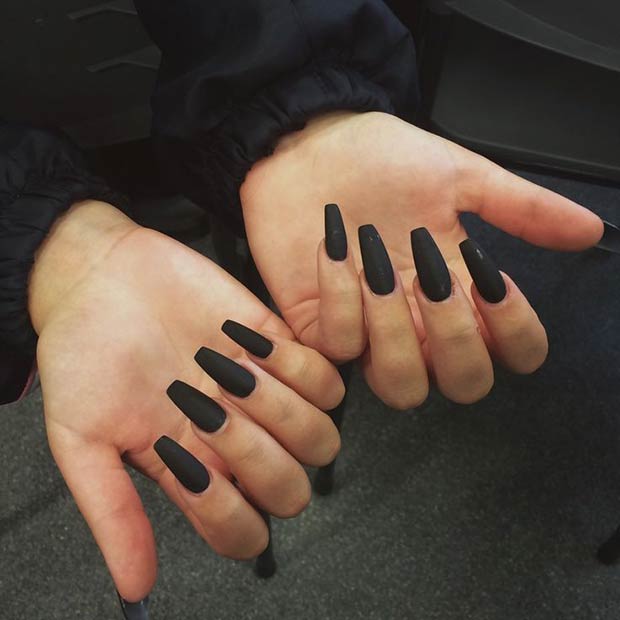 25 Matte Nail Designs You Ll Want To Copy This Fall Page 2