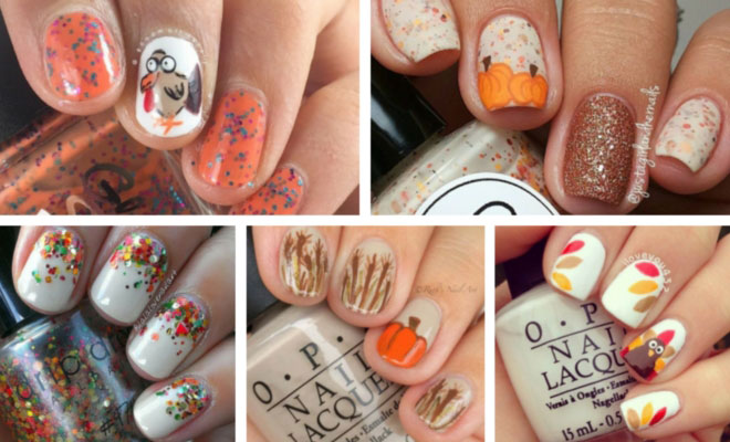 21 Amazing Thanksgiving Nail Art Ideas - StayGlam
