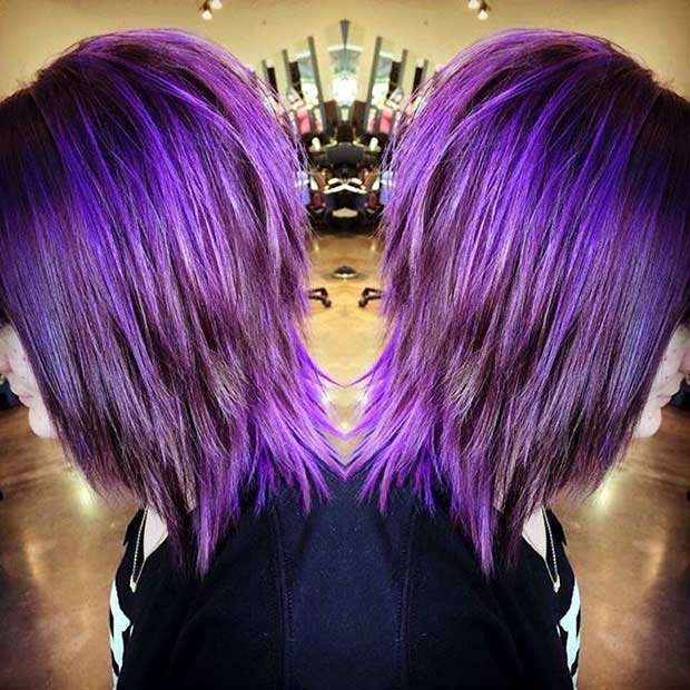 21 Looks That Will Make You Crazy For Purple Hair Page 2 Of 2 Stayglam