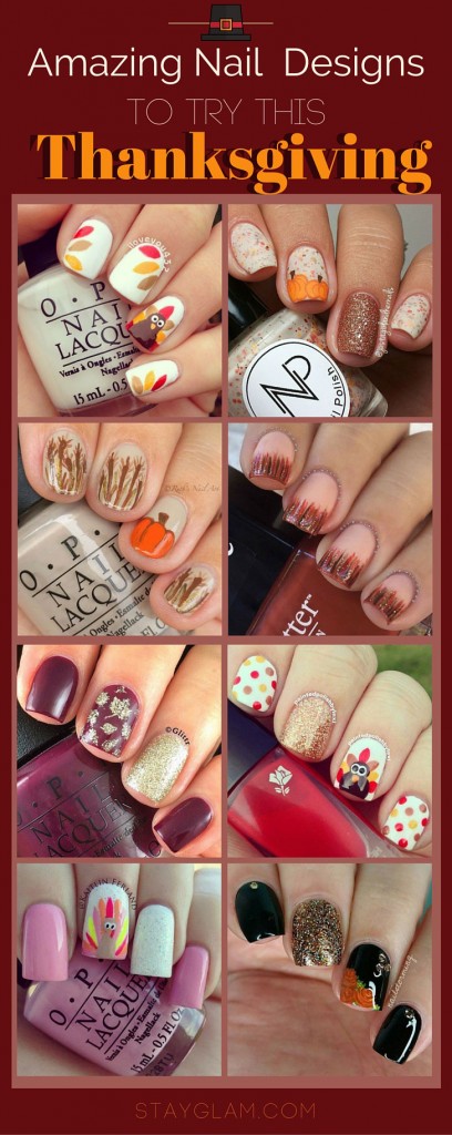 21 Amazing Thanksgiving Nail Art Ideas - StayGlam