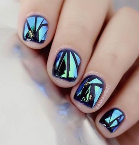 31 Jaw-Dropping Broken-Glass Nail Designs - Page 3 of 3 - StayGlam