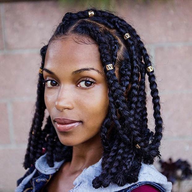 61 Best Jumbo Box Braids Hairstyles | StayGlam