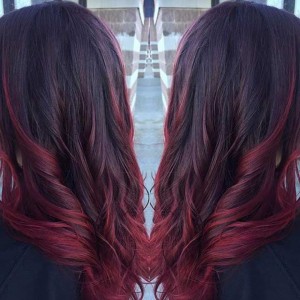 41 Amazing Dark Red Hair Color Ideas - StayGlam - StayGlam