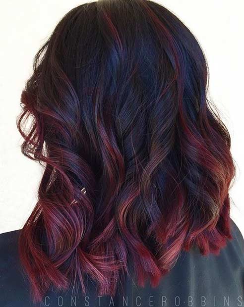 21 Amazing Dark Red Hair Color Ideas Page 2 Of 2 Stayglam