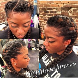 51 Goddess Braids Hairstyles for Black Women - StayGlam - StayGlam