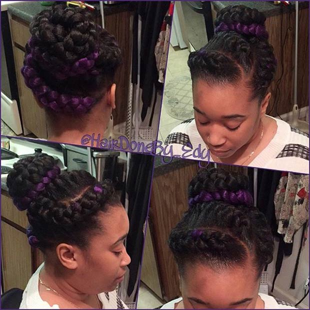 51 Goddess Braids Hairstyles For Black Women Page 2 Of 5 Stayglam 7598