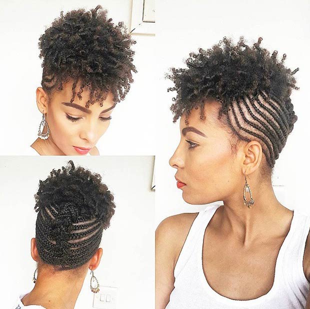 Cornrow Style for Natural Hair