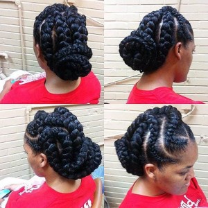 51 Goddess Braids Hairstyles for Black Women - StayGlam - StayGlam