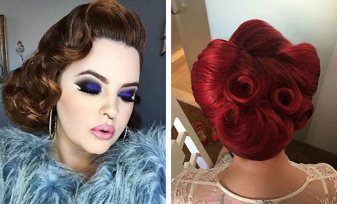 9 Retro Updos That Will Bring Out Your Inner PinUp Girl  Blufashion