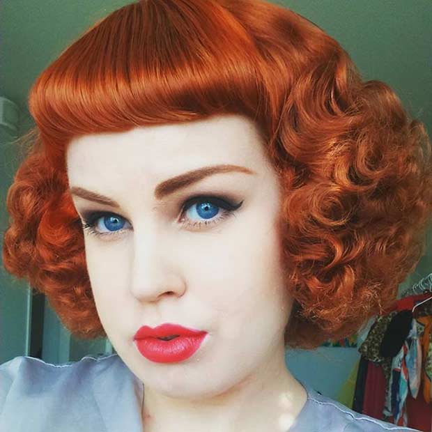 Vintage Pin Up Hairstyle  AllDayChic