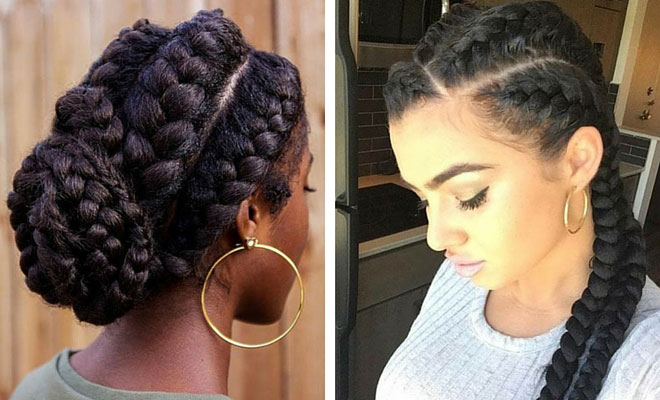 Featured image of post French Braids For Black Women : You can start to braid your hair over one of your ears until you reach.