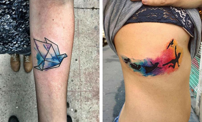 Best Watercolour Tattoo Ideas Ever  Aliens Tattoo