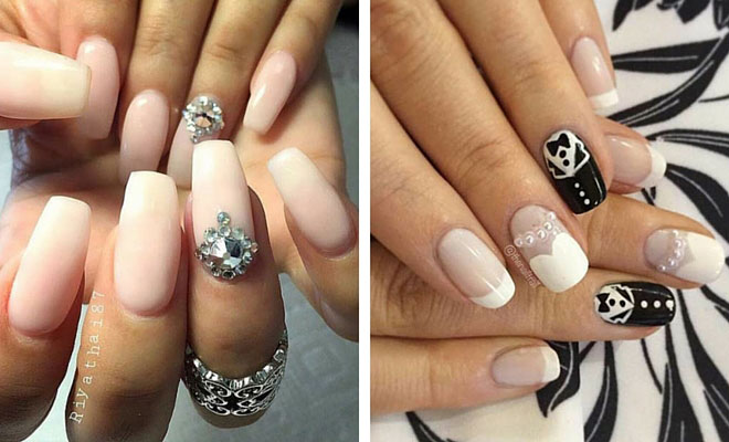 2. Elegant Wedding Nail Designs for Brides - wide 10