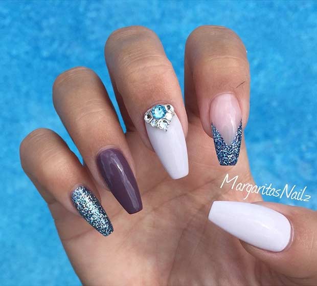 31 Trendy Nail Art Ideas for Coffin Nails | Page 3 of 3 ...