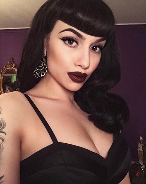 Modern Bettie Page Hairstyle