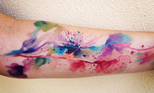 Watercolor Arm Tattoos for Women - wide 6