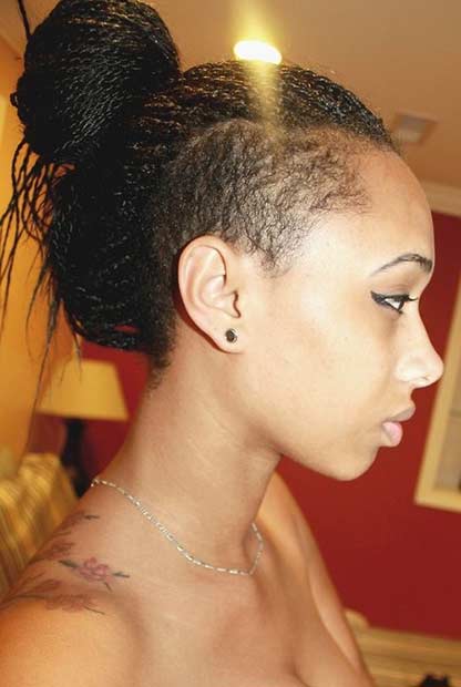 Micro Twists with Shaved Sides