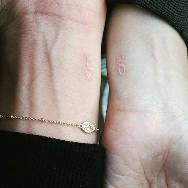 24 King and Queen Tattoos for Couples  Inspired Beauty