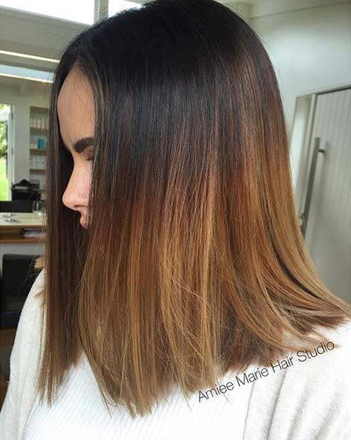 Medium Length Balayage Hair