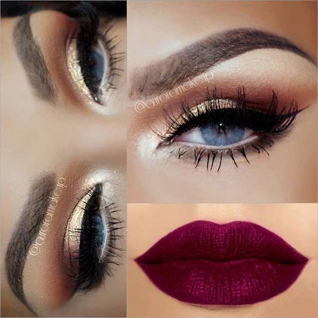 Websites makeup gold looks eye