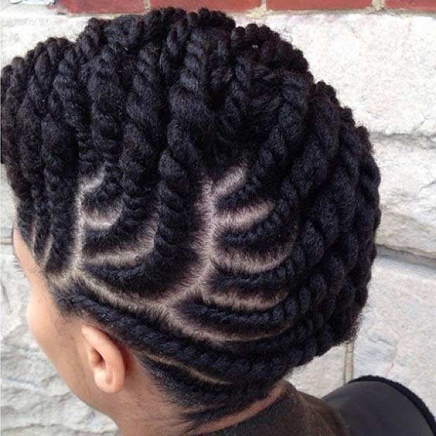 Flat Twists Hairstyles