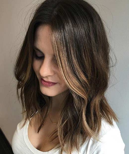 Medium Length Hairstyles Dark Blonde