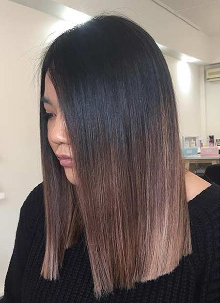 Mid length clearance straight hairstyles 2018