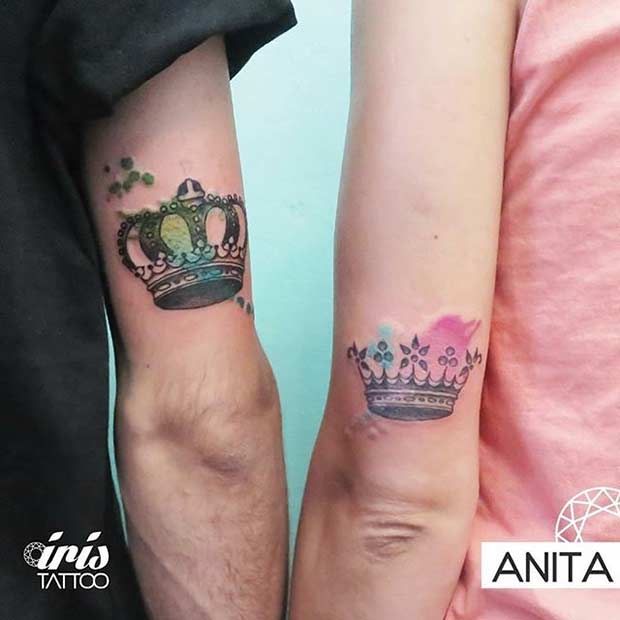 51 King And Queen Tattoos For Couples Stayglam