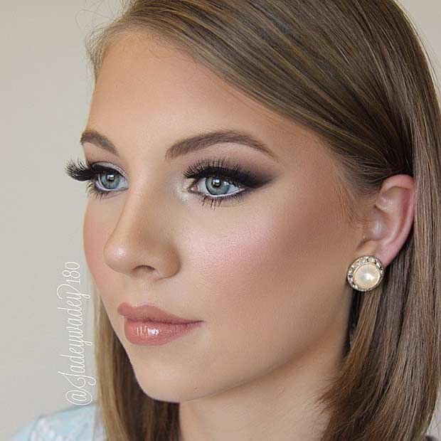 wedding makeup for brunettes with hazel eyes