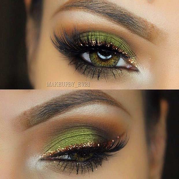 eyeshadow styles for green eyes