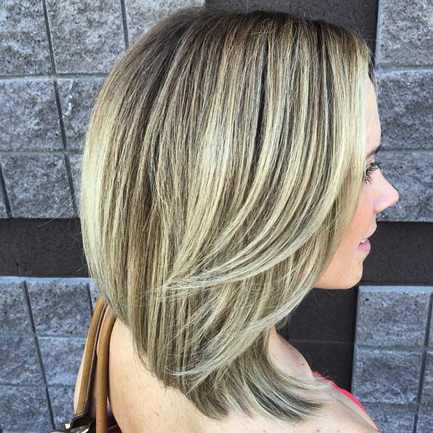 Elegant Blonde Bob Haircut