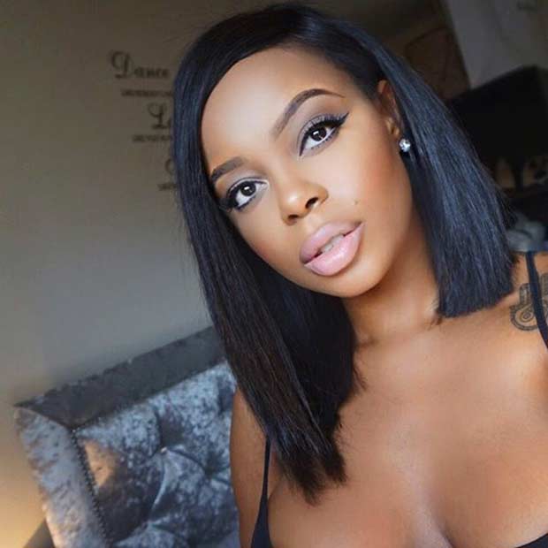 Medium Length Bobs For Black Women