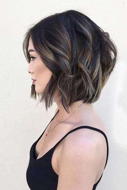 Layered Short Bob Hairstyle