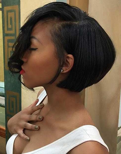 Short Bob Hairstyle for Black Women