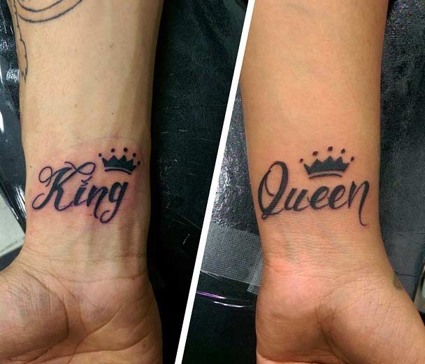 King and Queen Tattoo Ideas #4, bit.ly/37jVG9d